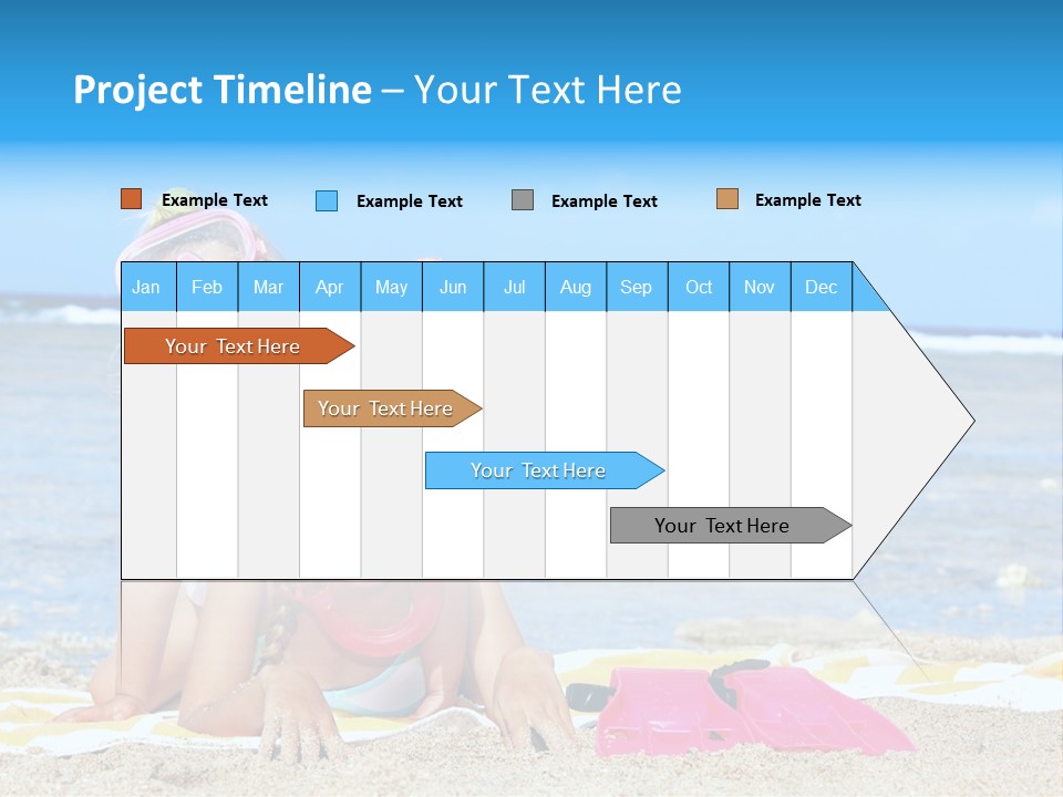 Pie Play Bucket PowerPoint Template