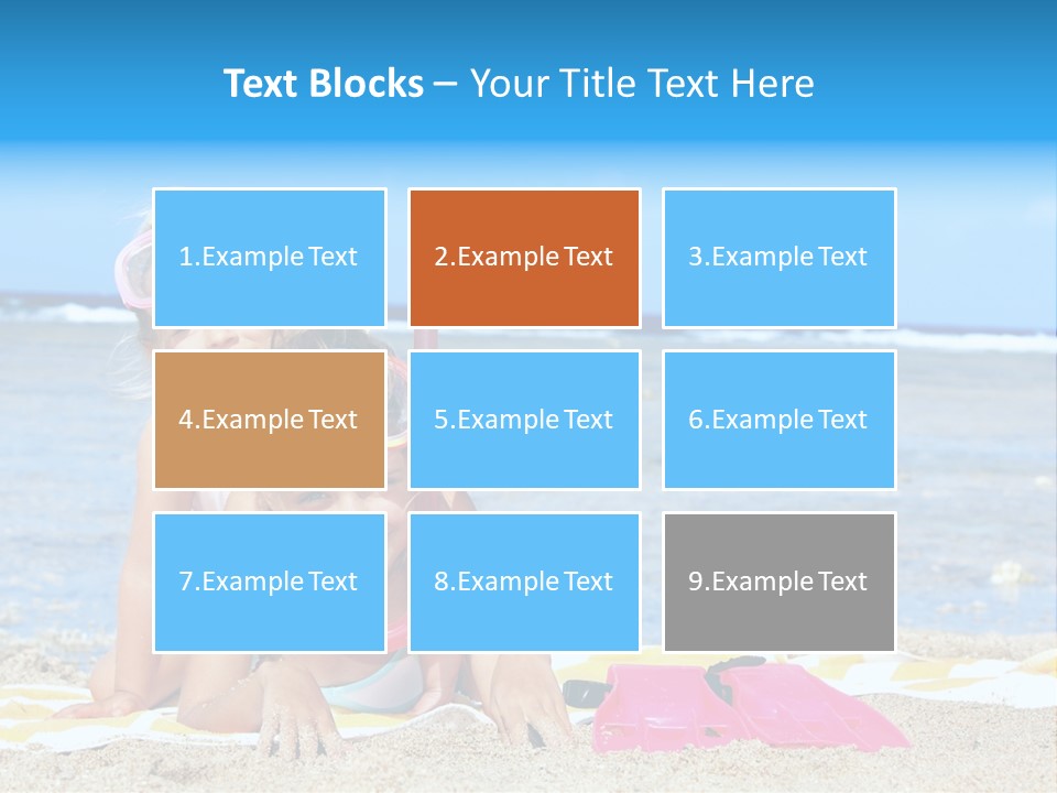 Pie Play Bucket PowerPoint Template