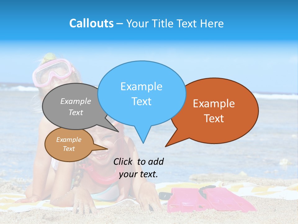 Pie Play Bucket PowerPoint Template