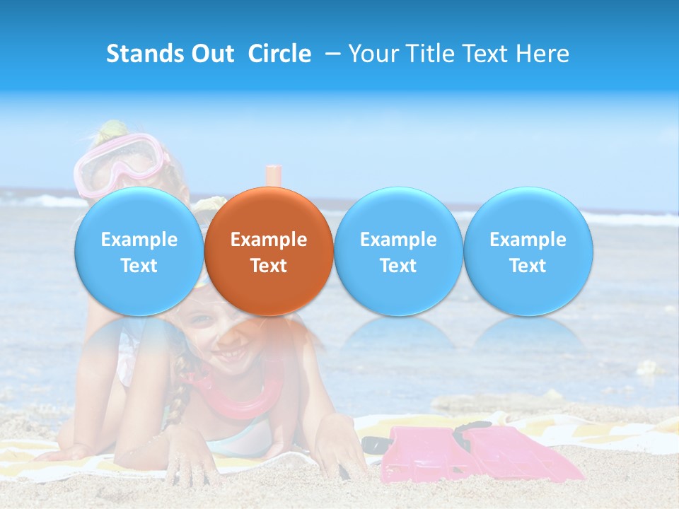 Pie Play Bucket PowerPoint Template