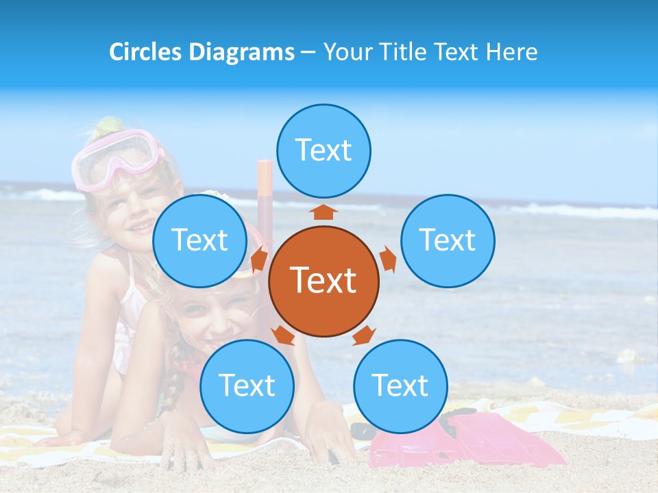 Pie Play Bucket PowerPoint Template