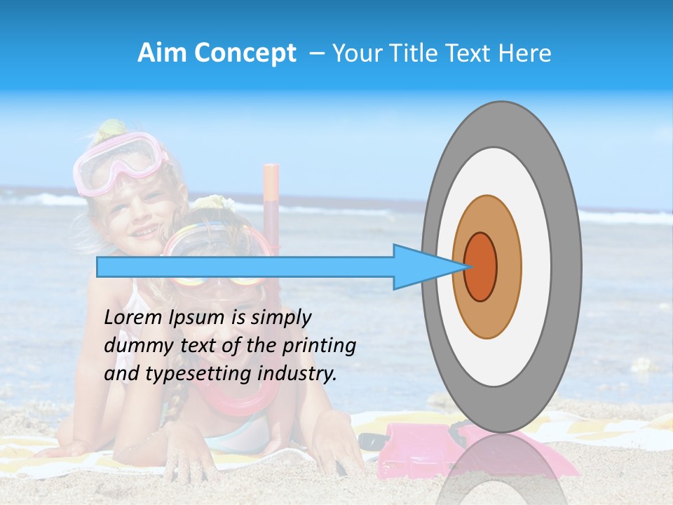 Pie Play Bucket PowerPoint Template