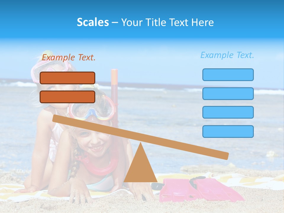Pie Play Bucket PowerPoint Template