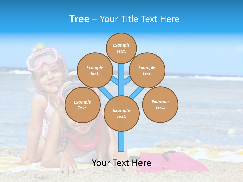 Pie Play Bucket PowerPoint Template