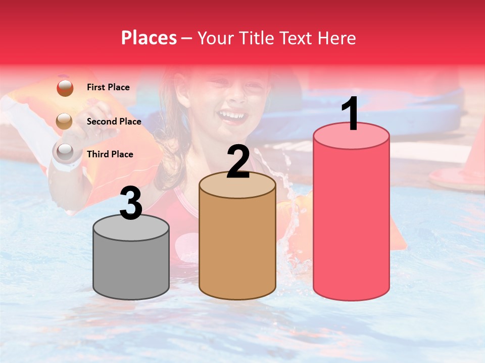 Inflatable Water Sport Lifestyle PowerPoint Template