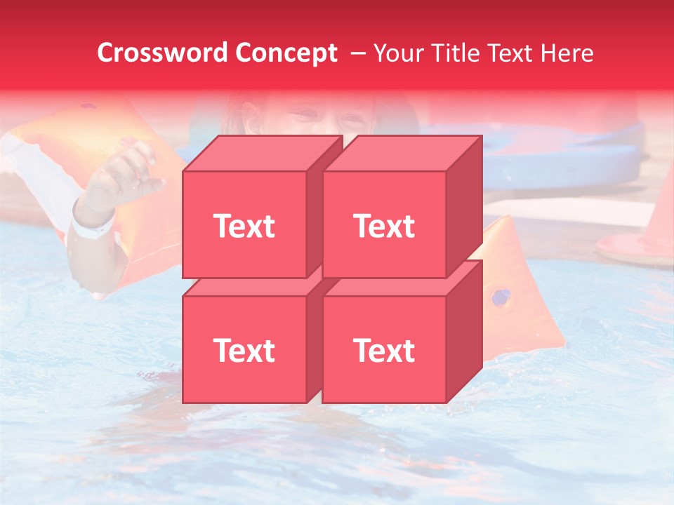 Inflatable Water Sport Lifestyle PowerPoint Template