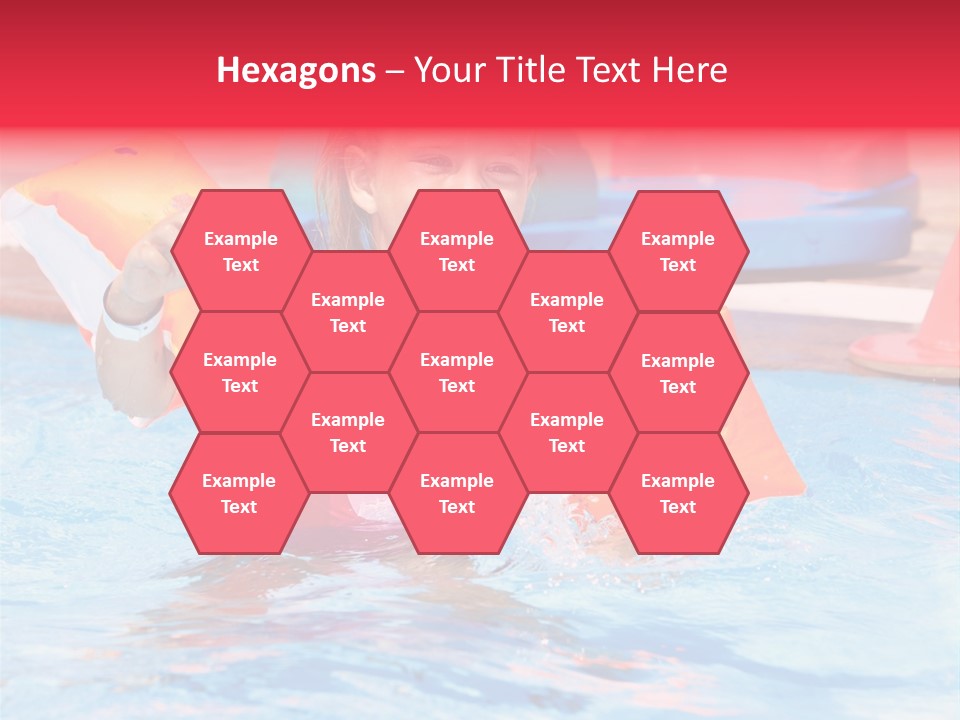 Inflatable Water Sport Lifestyle PowerPoint Template