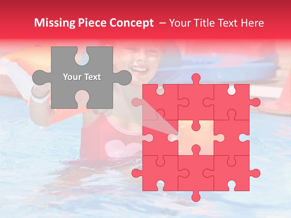 Inflatable Water Sport Lifestyle PowerPoint Template