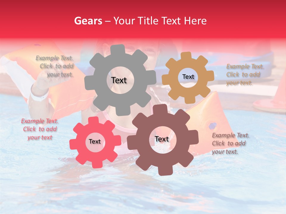 Inflatable Water Sport Lifestyle PowerPoint Template