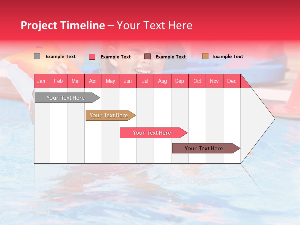Inflatable Water Sport Lifestyle PowerPoint Template