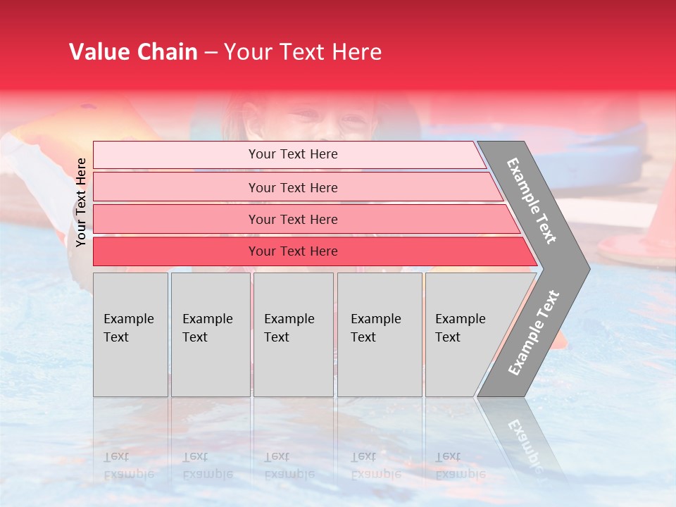 Inflatable Water Sport Lifestyle PowerPoint Template