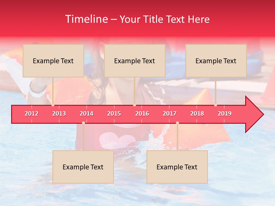 Inflatable Water Sport Lifestyle PowerPoint Template