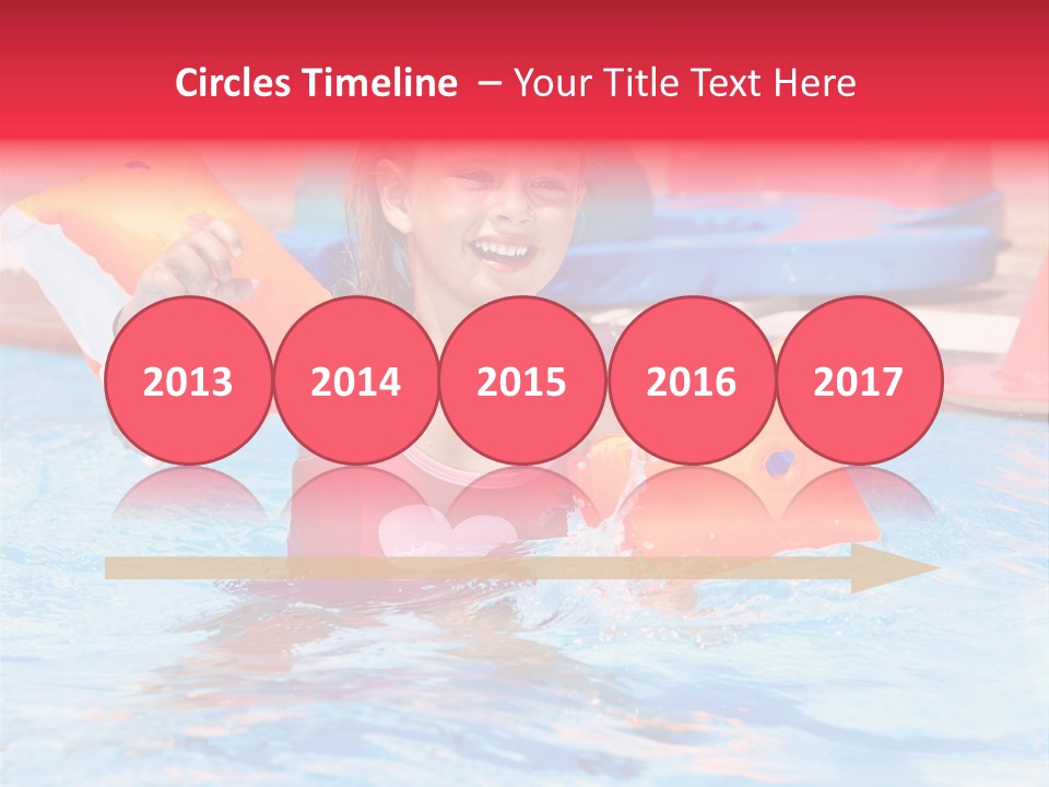 Inflatable Water Sport Lifestyle PowerPoint Template