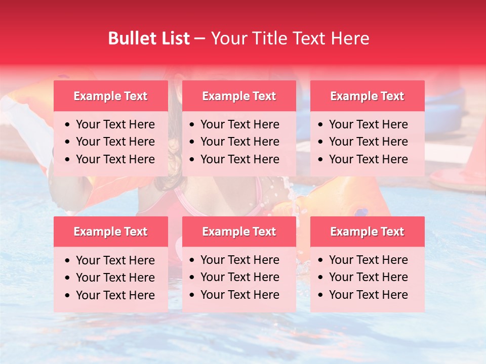 Inflatable Water Sport Lifestyle PowerPoint Template