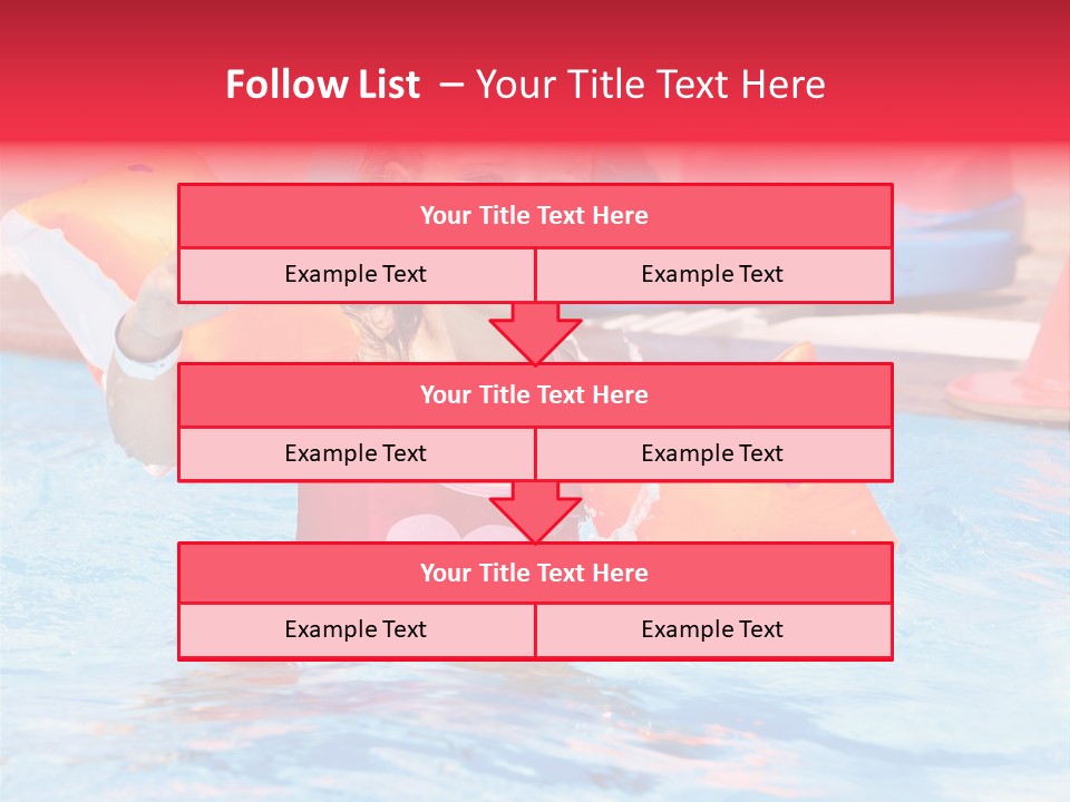Inflatable Water Sport Lifestyle PowerPoint Template