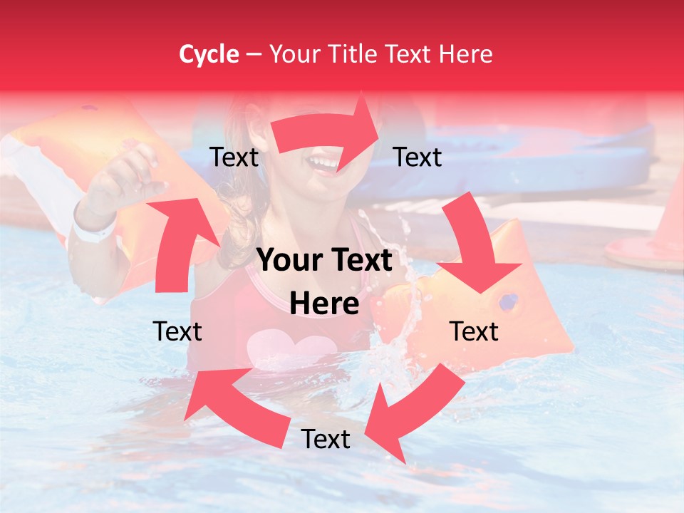 Inflatable Water Sport Lifestyle PowerPoint Template