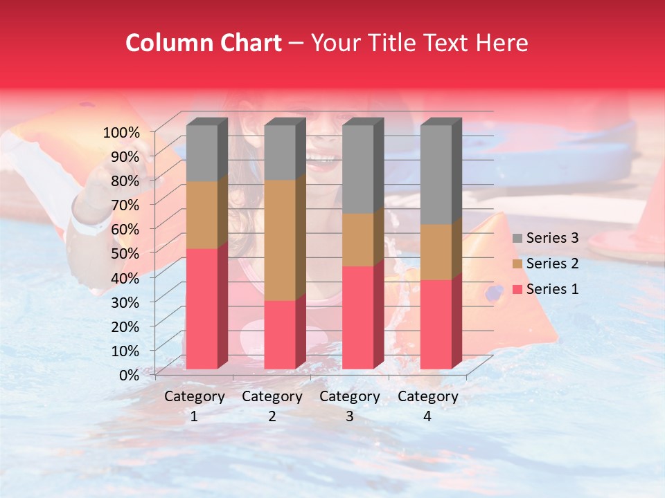 Inflatable Water Sport Lifestyle PowerPoint Template