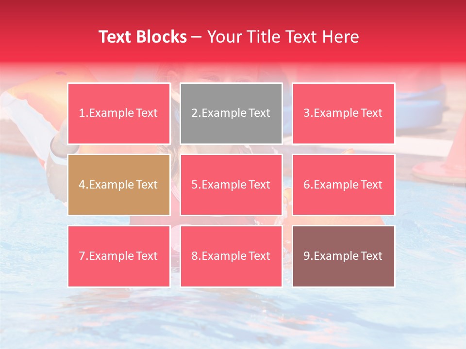 Inflatable Water Sport Lifestyle PowerPoint Template