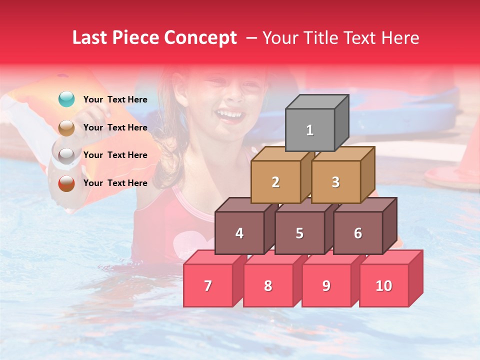 Inflatable Water Sport Lifestyle PowerPoint Template