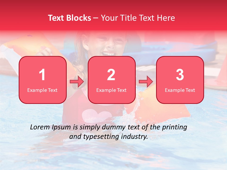 Inflatable Water Sport Lifestyle PowerPoint Template