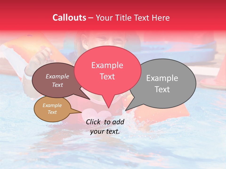 Inflatable Water Sport Lifestyle PowerPoint Template