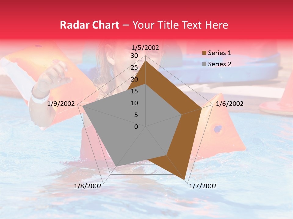 Inflatable Water Sport Lifestyle PowerPoint Template