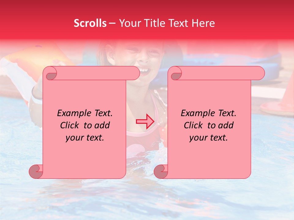 Inflatable Water Sport Lifestyle PowerPoint Template