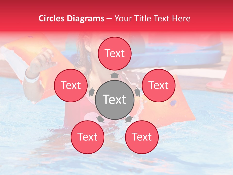 Inflatable Water Sport Lifestyle PowerPoint Template