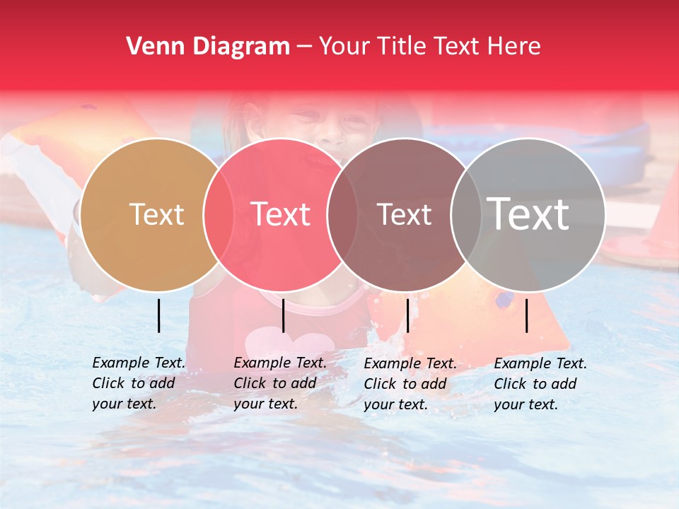 Inflatable Water Sport Lifestyle PowerPoint Template
