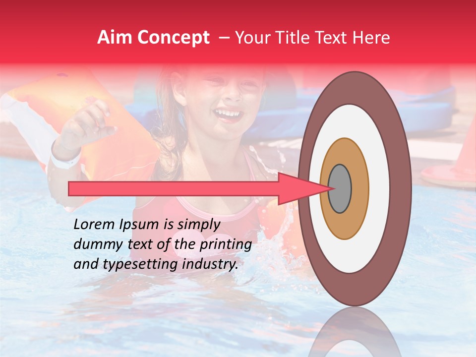Inflatable Water Sport Lifestyle PowerPoint Template