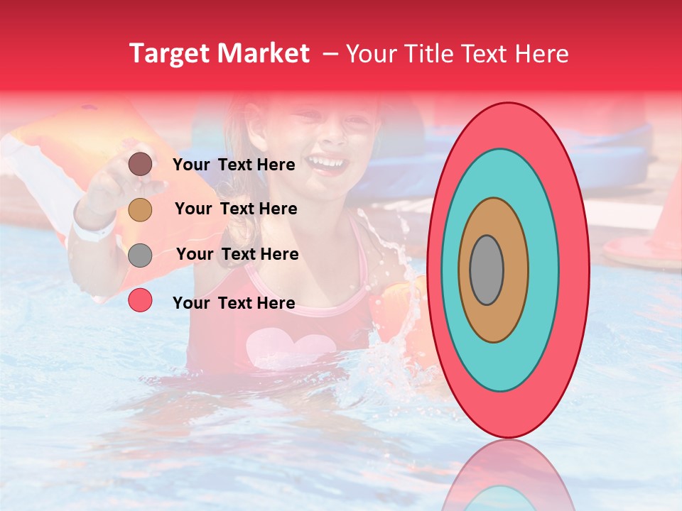 Inflatable Water Sport Lifestyle PowerPoint Template