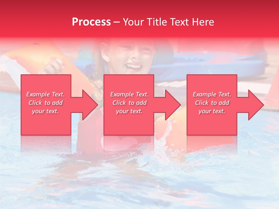 Inflatable Water Sport Lifestyle PowerPoint Template
