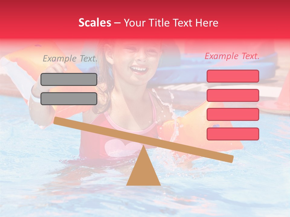 Inflatable Water Sport Lifestyle PowerPoint Template