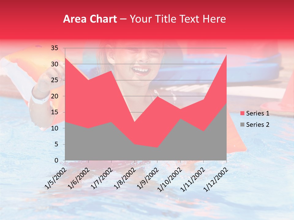 Inflatable Water Sport Lifestyle PowerPoint Template