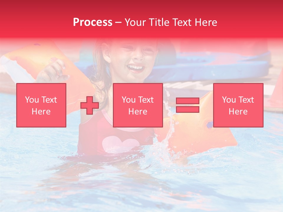 Inflatable Water Sport Lifestyle PowerPoint Template