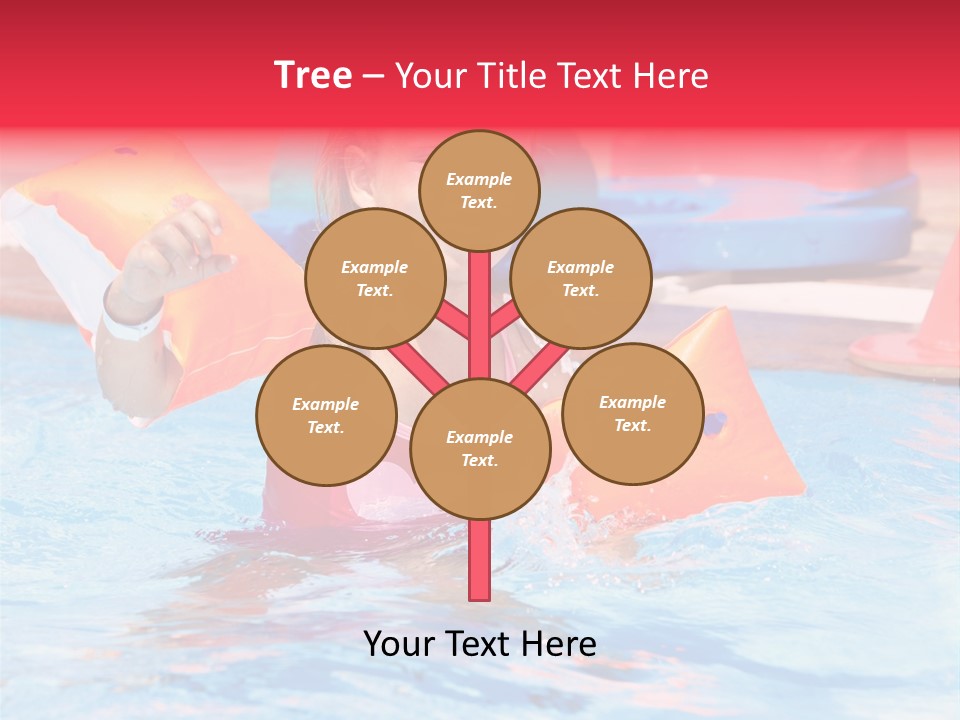 Inflatable Water Sport Lifestyle PowerPoint Template