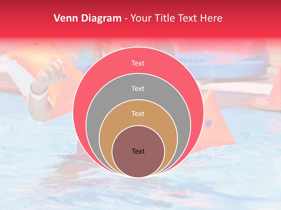 Inflatable Water Sport Lifestyle PowerPoint Template