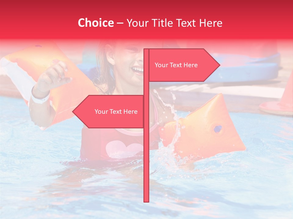 Inflatable Water Sport Lifestyle PowerPoint Template