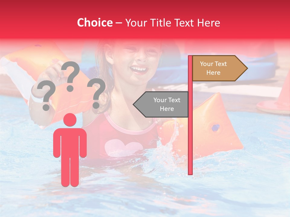 Inflatable Water Sport Lifestyle PowerPoint Template