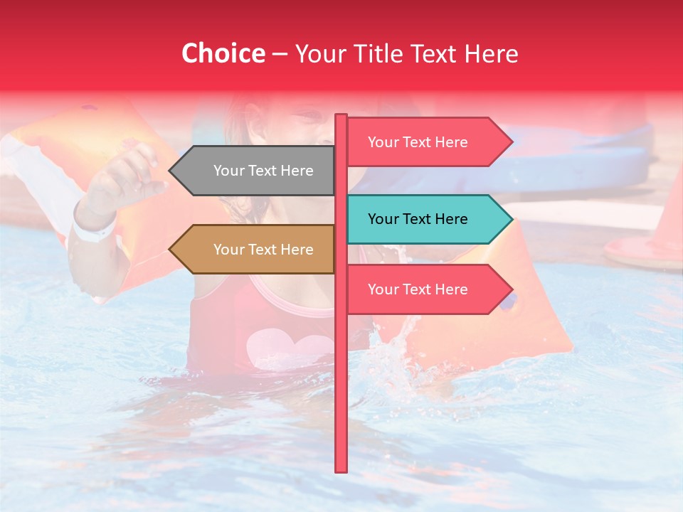 Inflatable Water Sport Lifestyle PowerPoint Template