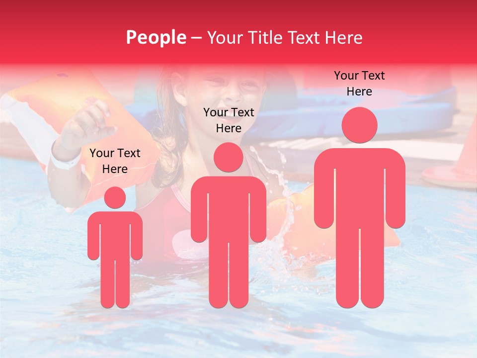 Inflatable Water Sport Lifestyle PowerPoint Template