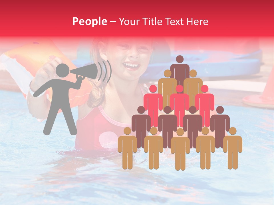 Inflatable Water Sport Lifestyle PowerPoint Template