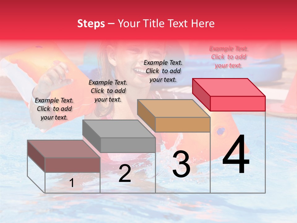 Inflatable Water Sport Lifestyle PowerPoint Template