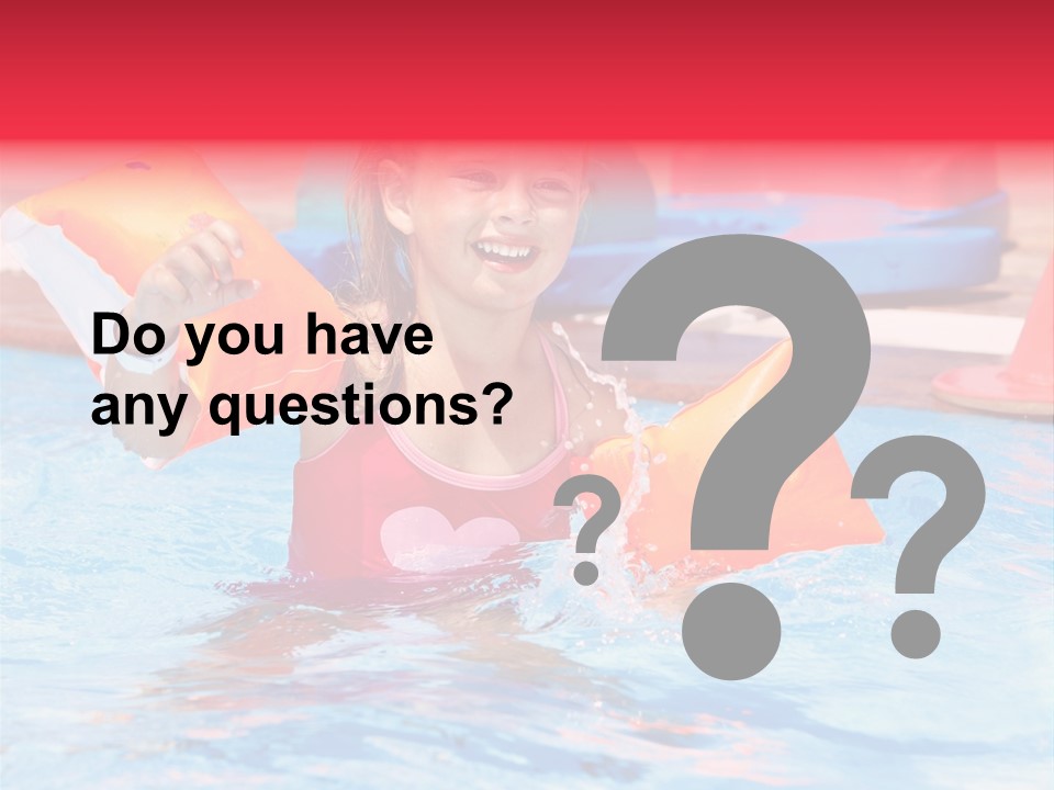 Inflatable Water Sport Lifestyle PowerPoint Template