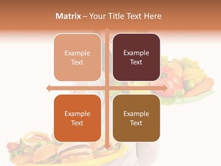 Take Out Food Lifestyle Junk PowerPoint Template