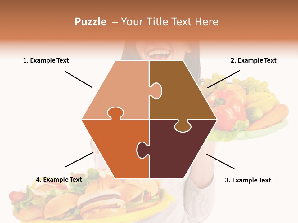 Take Out Food Lifestyle Junk PowerPoint Template