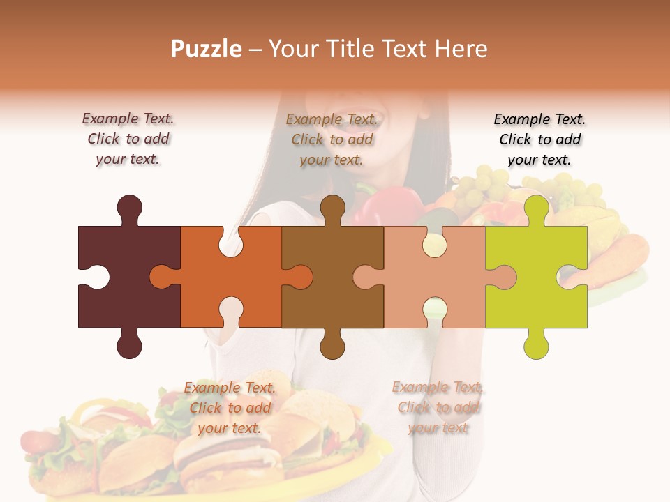 Take Out Food Lifestyle Junk PowerPoint Template