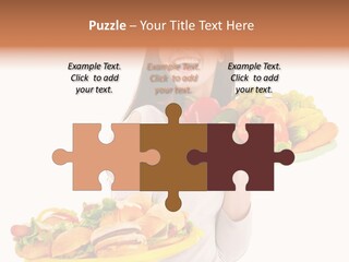 Take Out Food Lifestyle Junk PowerPoint Template