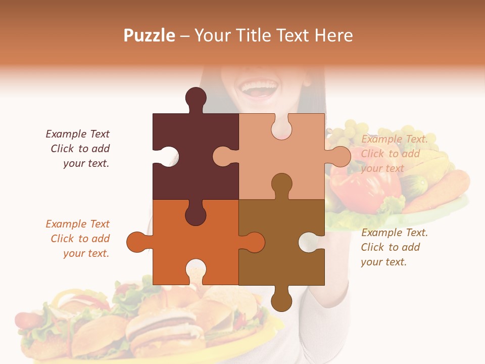 Take Out Food Lifestyle Junk PowerPoint Template