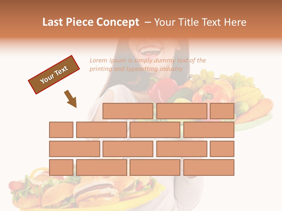Take Out Food Lifestyle Junk PowerPoint Template